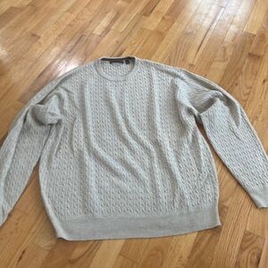 Women’s Cullen sweater. Tan. Size L